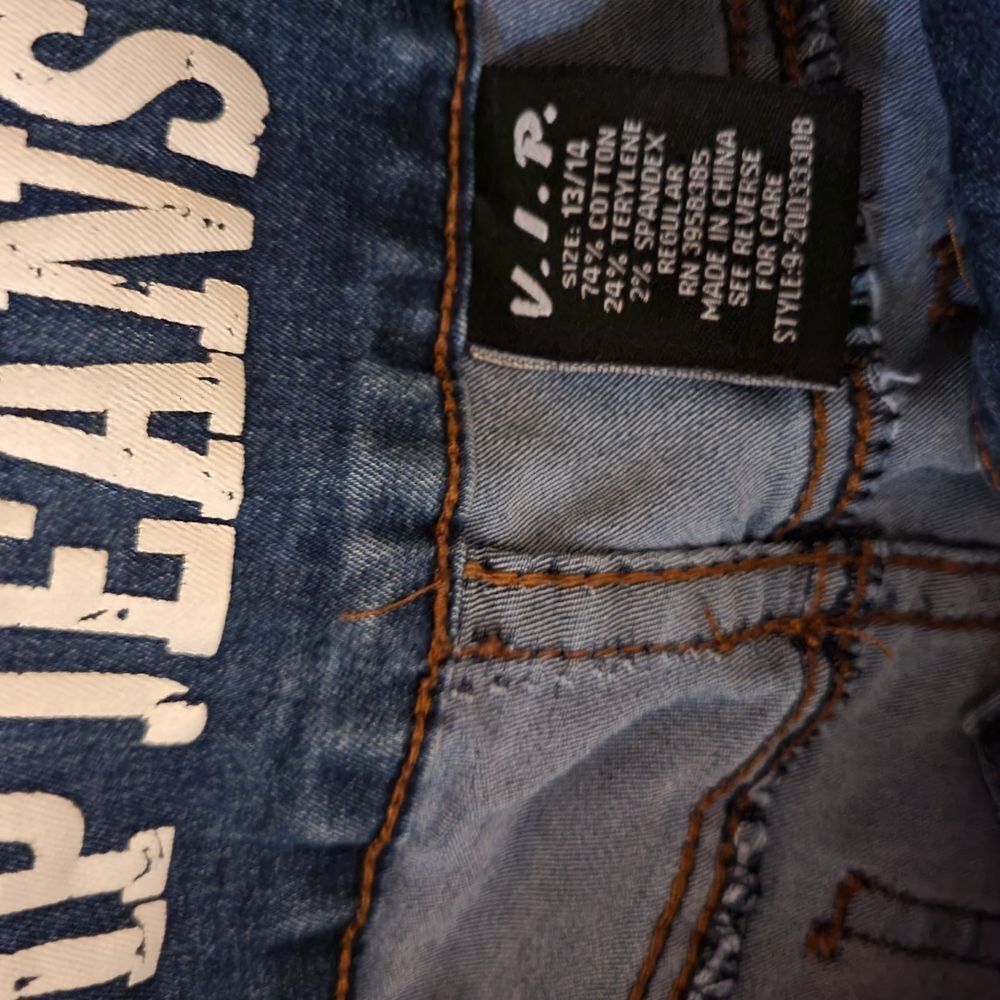 VIP Blue Jean Shorts - Picture 2 of 3